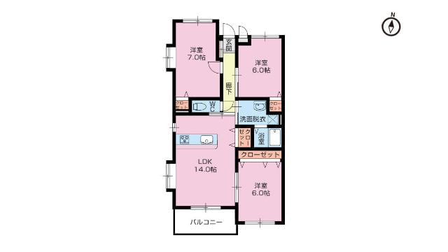 賃貸物件（住居用）レアールソフィアB　2LDK・3LDK